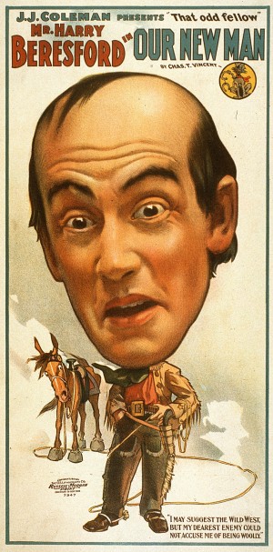 Our new man vintage poster 1904